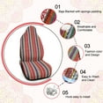 thumbnail image 3 of Universal Baja Blanket Front Bucket Saddle Seat Cover, 3 of 7