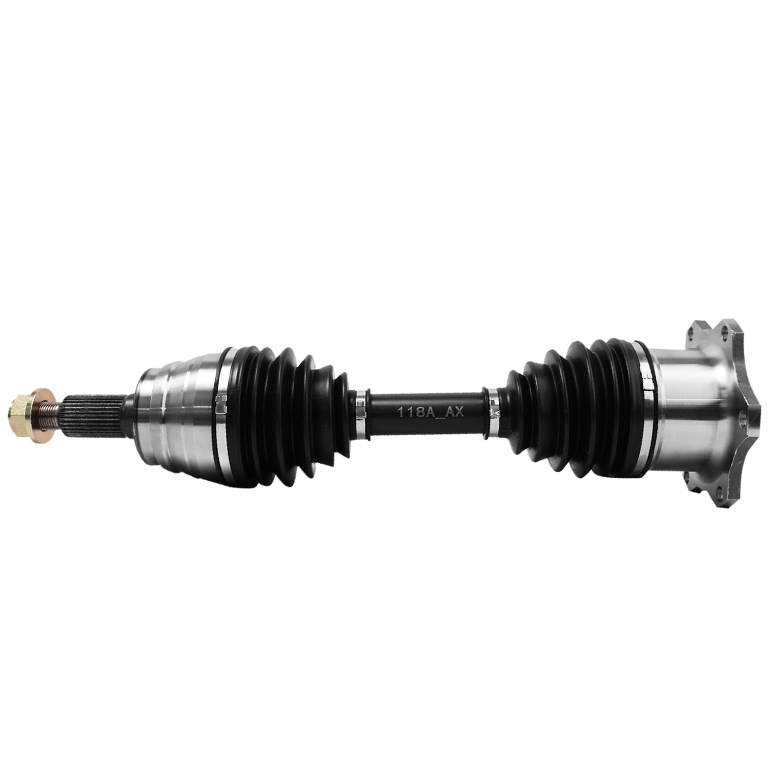Detroit Axle 4WD Front CV Axle Shafts Pair - Fits Chevy Silverado, GMC Sierra 1500HD 2500HD 3500HD, Tahoe, Yukon, Suburban, Hummer H2 (2x CV Axles)