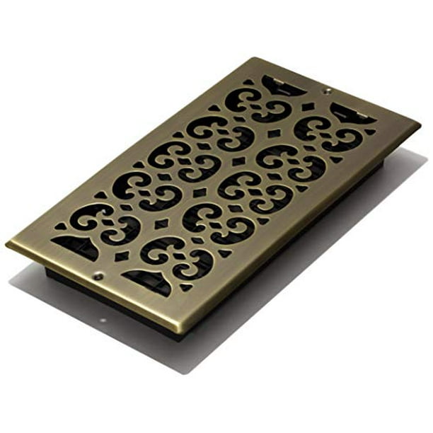 Decor Grates SP612WA Wall/Ceiling Register, 6 x 12 Inch, Antique Brass