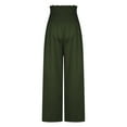 thumbnail image 6 of Maean Wide Leg Baggy Pants for Womens Smocked Elastic Waist Flowy Trousers Palazzo Lounge Pants, 6 of 6