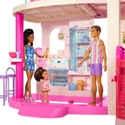 Barbie DreamHouse Dollhouse, 2 Pools, 2 Slides, 2 Houses, Elevator with 3 Levels & 65+ Pieces Including Furniture & Accessories
