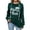 A-Dark Green863, variant on XIAOCHA Men's Mama Bear Print Hoodie Oversized Long Sleeve Hooded Pullover Top Soft Family Casual Hoodies