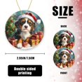 thumbnail image 2 of Funny Christmas Ornament,Funny Christmas Ornament,,Xmas Round Ceramic Pendant, 2 of 6