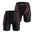 thumbnail image 1 of Women's Hip Butt Protection Padded Shorts Armor Hip Protection Shorts Pad for Snowboarding Skating Skiing Riding Pink-L, 1 of 7