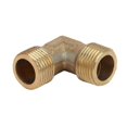 thumbnail image 1 of Right Angle Pipe Joint Brass Pump Check Valve Connection Elbow Air Compressor Fittings G3/8, 1 of 5