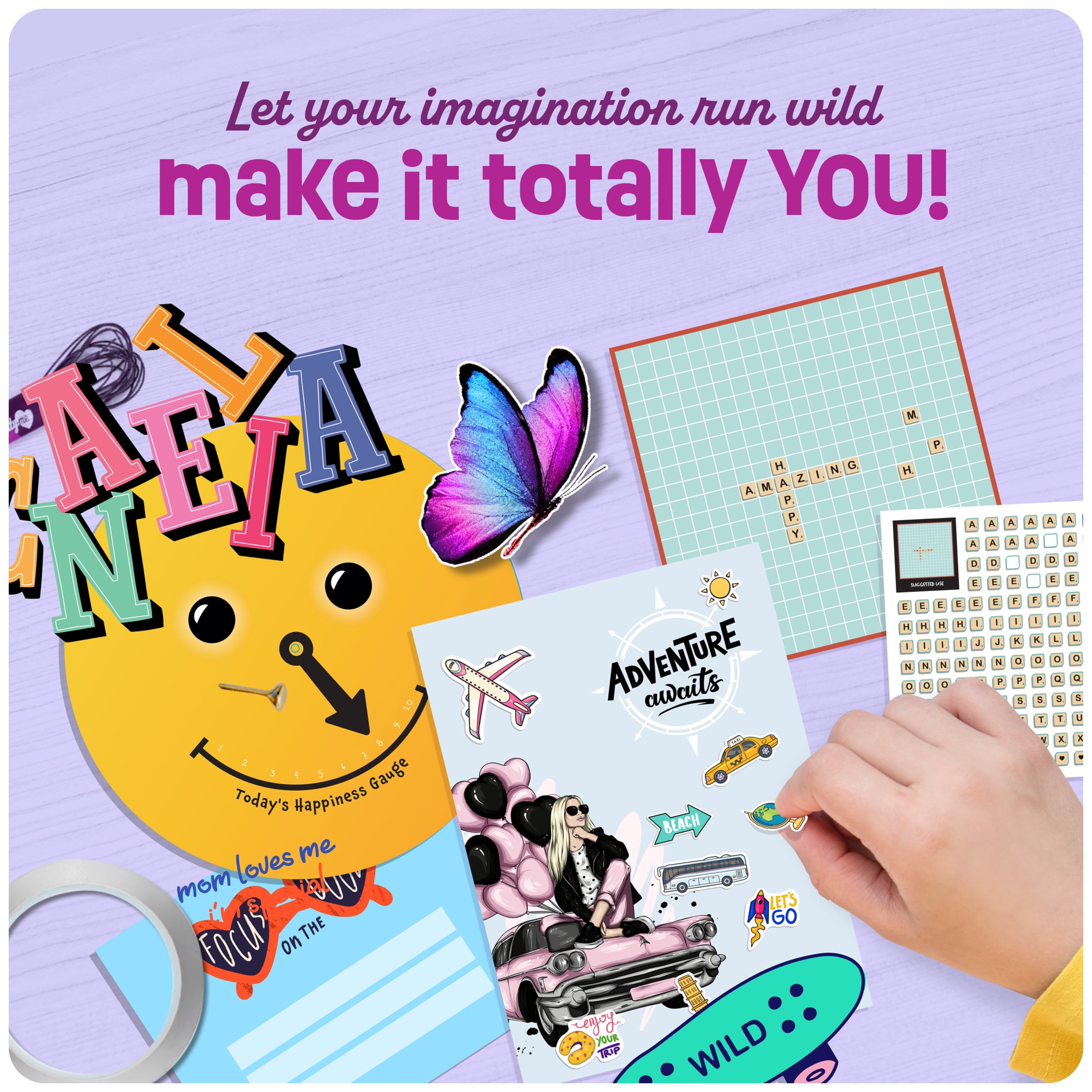 Wall Collage Craft Kit for Teen Girls – DIY Art Gift for Ages 11–16 – Fun Creative Project for Tweens