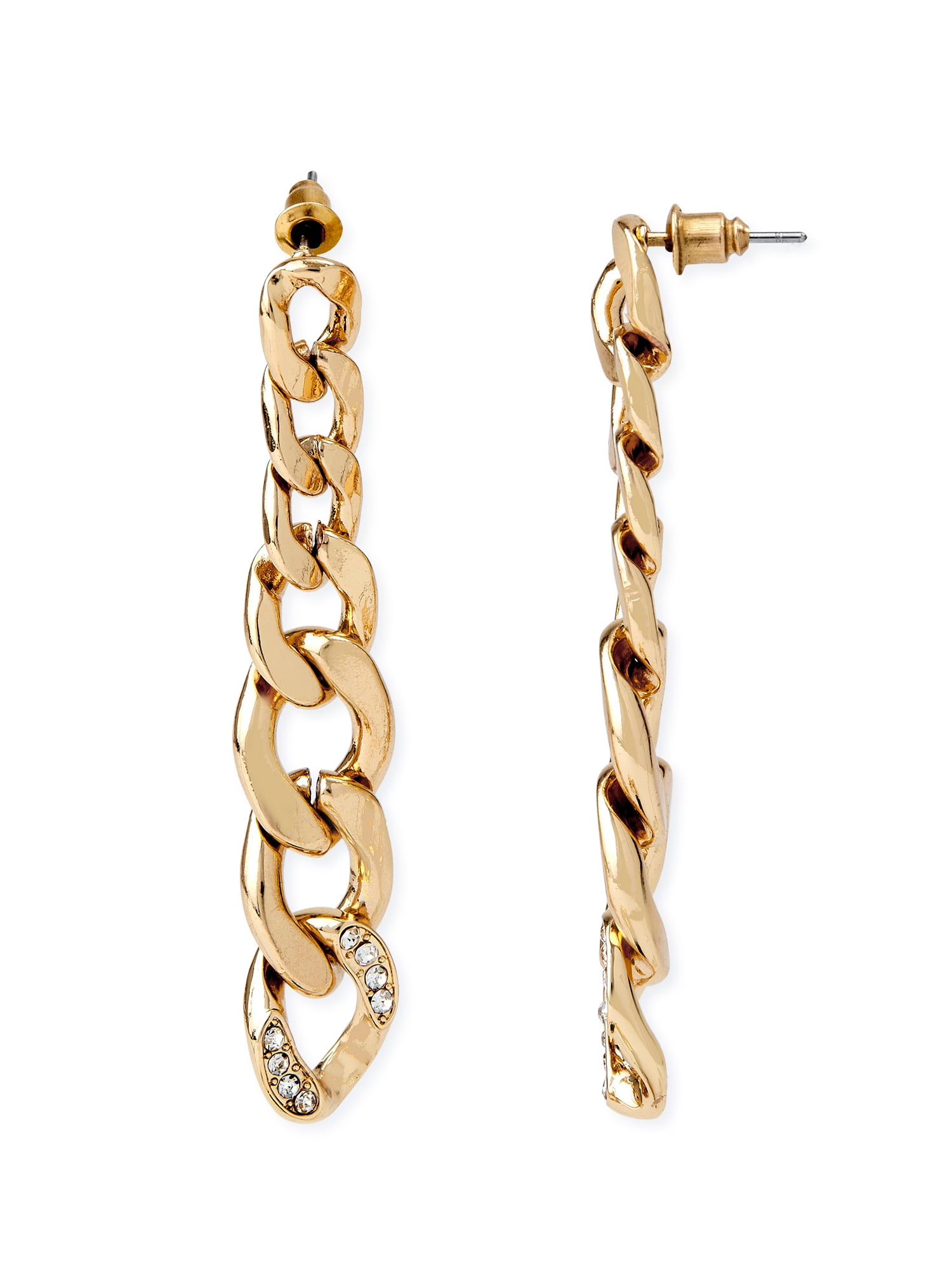Sofia Jewelry by Sofia Vergara Women’s Gold-Tone Link Earrings