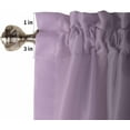 thumbnail image 5 of Purple Black Ombre Kitchen Curtains and Valances Set, Rod Pocket Curtains Tier Farmhouse Window Curtains 24 Inch Length, Contemporary Chic Abstract Art 3 Piece Kitchen Curtains Set, 5 of 6