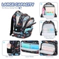 thumbnail image 6 of KAMUGO Boys Backpack Cars Printed Bookbags for Kids,Lightweight School Bag for Elementary Waterproof Teen Backpacks,Black, 6 of 7
