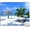 Tropical Beach, variant on Mouse Pad, Gaming Mouse Pad, Galaxy Mouse Pad, Aurora Light Pattern Green and Purple Design Mouse Pads, Square Waterproof Mouse Pad Non-Slip Rubber Base MousePads for Office Home Laptop Travel