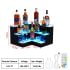 thumbnail image 4 of Qinaqin de 3 Niveles 20 Inch Bottle cm Profundidadisplay Estante Bar Shelves con Remote & App Control 16 Colors 4 Music Modes Acrylic Lighted para Liquor, 4 of 7