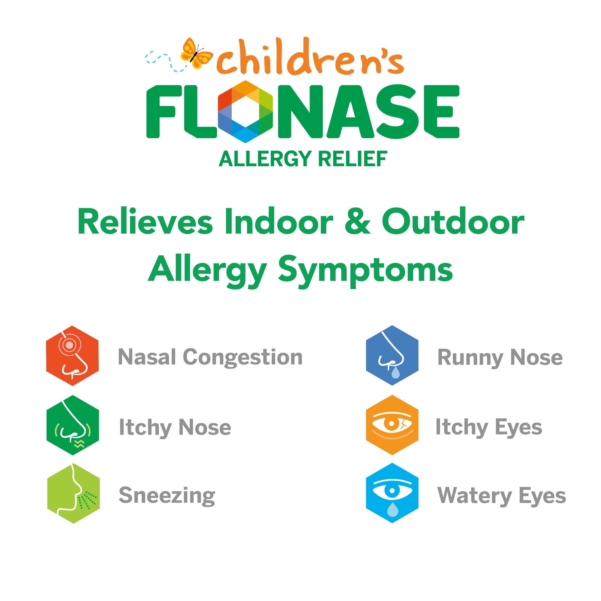 (3 pack) Flonase Children's 24 Hour Non-Drowsy Decongestant Severe Allergy Relief Medicine Nasal Spray, 72 Sprays