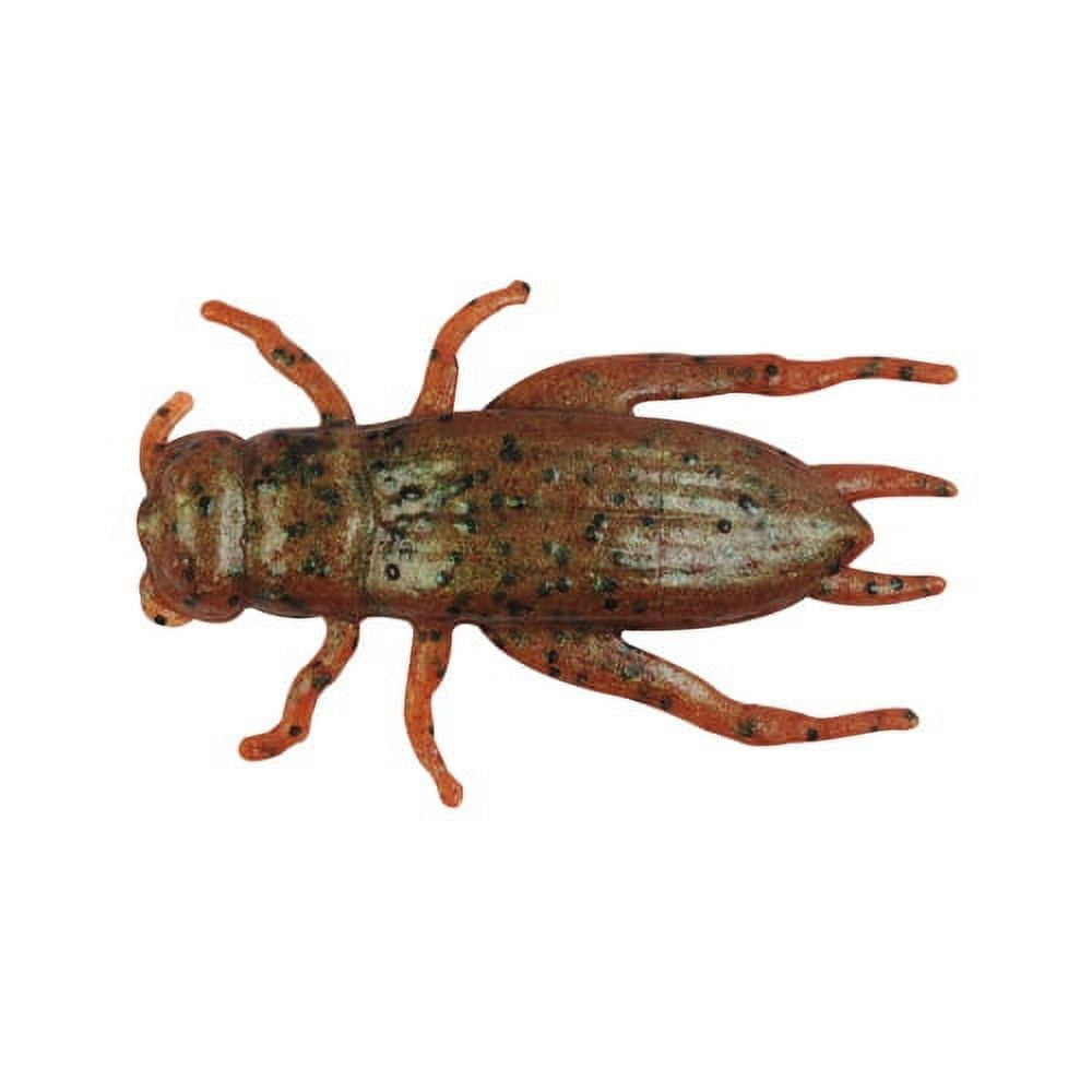 Gulp! Alive! Cricket Soft Bait 1" Length, Breen 1203213