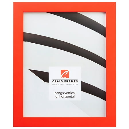 Craig Frames Confetti, 5 x 7 Inch Picture Frame, Orange