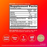MegaRed Advanced 4 in 1, 2x Concentrated Omega3- 900 mg (60ct)