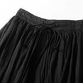 thumbnail image 4 of EINCcm Women's Summer Linen Cotton Skirts Casual Tie Waist A-Line Long Flowy Skirt Elastic Waist Soft Lightweight Beach Skirt, 4 of 8