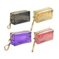 thumbnail image 2 of Bolsas de cosméticos transparentes kusrkot Estuche cosmético de viaje Rojo, 2 of 3