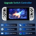 thumbnail image 2 of Control Inalámbrico (L/R) Joypad Compatible con Control Nintendo Switch, Compatible con Control Turbo/vibración/movimiento con Iluminación, 2 of 7