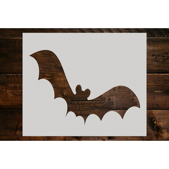 Bat Stencil - Art and Wall Stencil (6"x5")