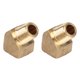 thumbnail image 3 of Tubo de aire Codo de 45 grados ANGGREK Latón macizo 2 piezas Rosca interior 8 mm, 3 of 8