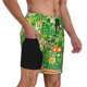 thumbnail image 2 of Fotbe St Patrick's Day6 Traje de Baño para Hombre – Shorts de Natación de Secado Rápido con Forro y Bolsillos-Small, 2 of 6