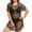 Black, variant on Womens Dresses Casual Plus Size Swimwear Fashion Bikini Mesh Cover Up Bathing Suit Dress Black Outfits for Wedding Guest XXXXXL