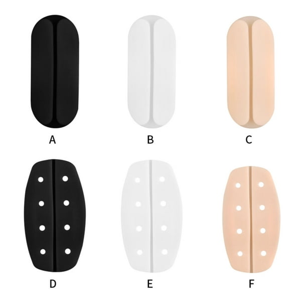 Langgg Shoulder Pads Non-slip Silicone Bra Strap Soft Cushions Holder  Shoulder Protector, Mini Style, Black 