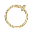 thumbnail image 4 of Anillo en forma de clavo con brillos de oro laminado, 4 of 8