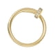 thumbnail image 4 of Anillo en forma de clavo con brillos de oro laminado, 4 of 8