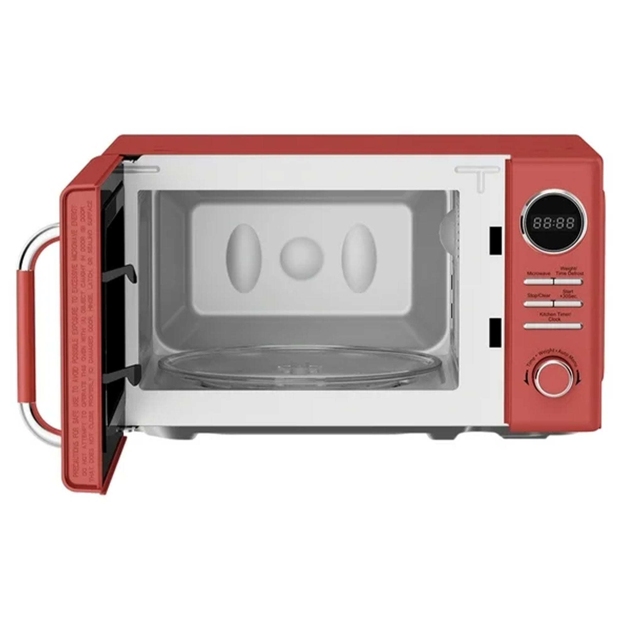 Magic Chef, Countertop Microwave, 0.7 cu ft 700W Retro Red
