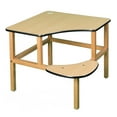thumbnail image 5 of Wild Zoo Furniture c-d mpl-yel-wz Corner Desk - Maple-Yellow, 5 of 10