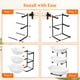 thumbnail image 5 of Frutero Lifewit de 3 niveles de plástico con soporte de metal, 5 of 8