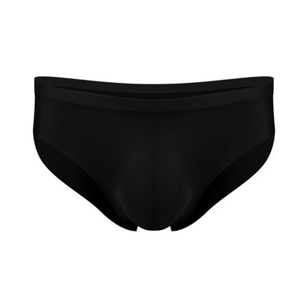 

HEVIRGO Men Briefs Transparent Stretchy No Trace Hidden Waistband Plus Size Quick Dry Underpants Panties Underwear for Honeymoon