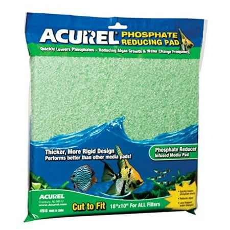 Phosphate Filter Pad - Phosphate Reducing Media Pad, 10-Inch by 18-Inch, Quickly lowers phosphate levels By Acurel LLC