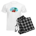 thumbnail image 6 of CafePress - 2 Hawaiian Xmas Tee 2 Pajamas - Men's Light Loose Fit Cotton Pajama Set, 6 of 7