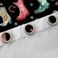 thumbnail image 4 of jejeloiu Bohemian Vintage Boots Curtains Pack of 2 (42x84 Each),Western Cowgirl Cowboy Curtains Blackout,Rustic Farmhouse Bedroom Curtains For Teens,Super Cozy Room Decor, 4 of 6
