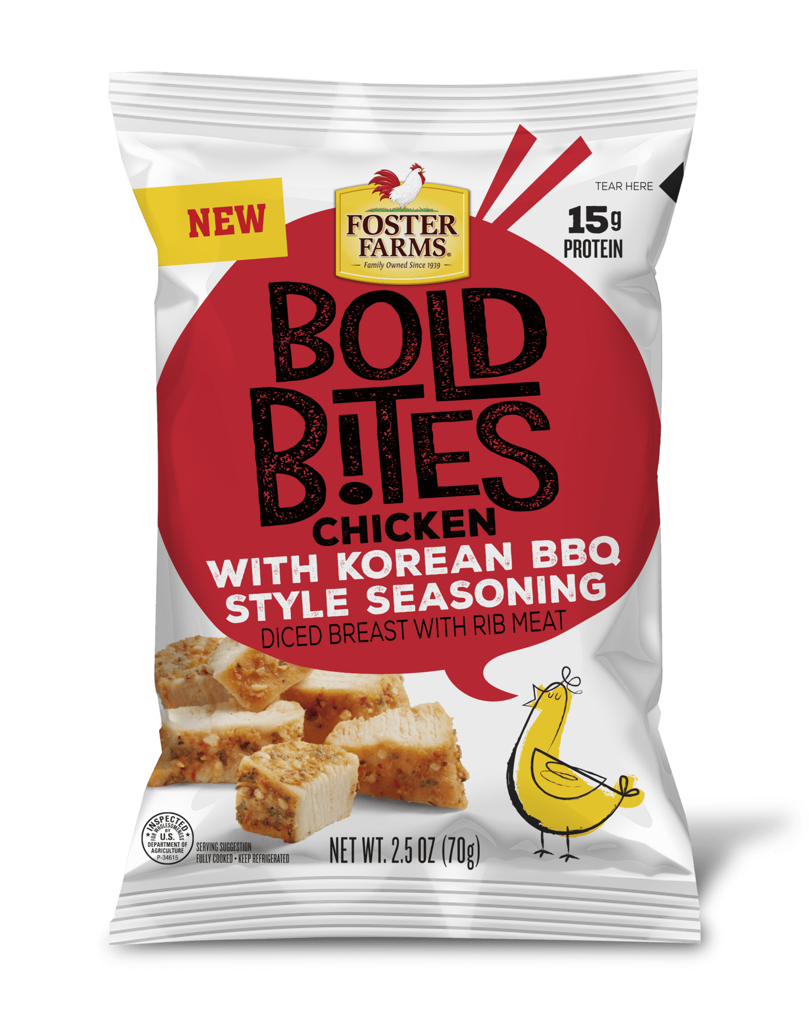 Foster Farms Korean BBQ Chicken Bold Bites, 2.5 Oz. - Walmart.com