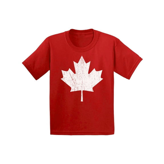 Awkward Styles Canada T-Shirt XS S M 8 Years Old White Leaf Canadian Kids T Shirts 6 Year Old Girls 7 Years Old Boys 9 10 11 Years L XL