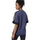 thumbnail image 2 of Camiseta básica Reebok Colorblock para mujer azul XS, 2 of 3