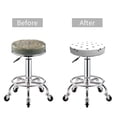 thumbnail image 6 of Lsque Hand Drawn Turtle Round Bar chair cushion covers Velvet Fabric Premium Comfort Protects from Scratches and Stains for 14-17 Inch Chair- 14 inch, 6 of 7