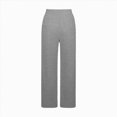 thumbnail image 5 of NOLDARES Girls Straight Wide Leg Track Pants Elastic Waist Casual Baggy Athletic Pants Loose Jogger Sweatpants(Grey,9-10 Y), 5 of 5