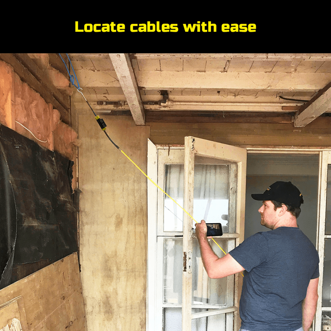 Ferret Plus – Multipurpose Wireless Inspection Camera, borescope, & cable pulling tool - NOW with built-in on-board memory at 1080p and non-contact voltage detector