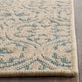 thumbnail image 4 of SAFAVIEH Palm Beach Kostadin Floral Area Rug, Natural/Turquoise, 5' x 8', 4 of 5