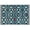 Geometric/Teal Multi-3'x5', variant on iOhouze Area Rug 3'x5' Washable Rugs Kitchen Rugs Ultra Soft Print Distressed Geometric Thin Bedroom Rug for Entryway Living Room, Teal
