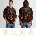 thumbnail image 6 of LAOLIUSN Soul Men's Skull Pattern 3D Print Fashion Design Hoodies Sweatshirt, S-4XL, 6 of 7