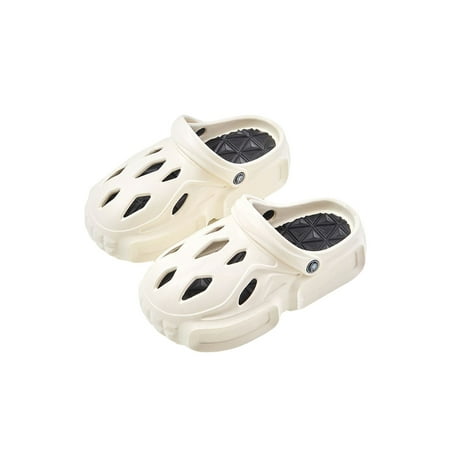 

Gomelly Clogs Shoes for Women Garden Shoes Summer Clogs Slipper Beach Water Slippers Clogs Slides Slippers Breathable Beige 5.5-6