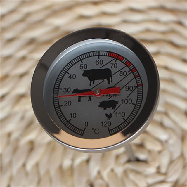 LPSSTORE Food Meat Temperature Stand up Dial Oven Thermometer Stainless Steel Gauge