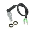thumbnail image 2 of Hydraulic Brake Switch, 28cm Long Aluminium Brake Pressure Light Switch Rear Black With Installing Washer For Motorcycle, 2 of 5