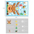thumbnail image 1 of Pegatinas de pared de alce y Papá Noel para decoración del hogar, decoración de ventana, regalos de Navidad, Feliz Año Nuevo, colgante Natal, 2023, 1 of 4