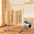 thumbnail image 6 of Heavy Duty Clothes Rack Load 660 LBS , Rolling Garment Rack, clothing Racks for Hanging Clothes, Metal Garment Rack with Wheels, 6 of 13